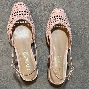Unisa Blush Woven Flats